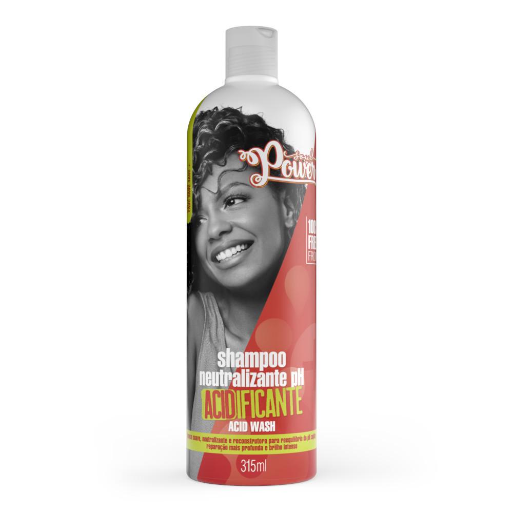 Shampoo Acidificante Soul Power - Limpeza Suave E Reparadora - 315ml