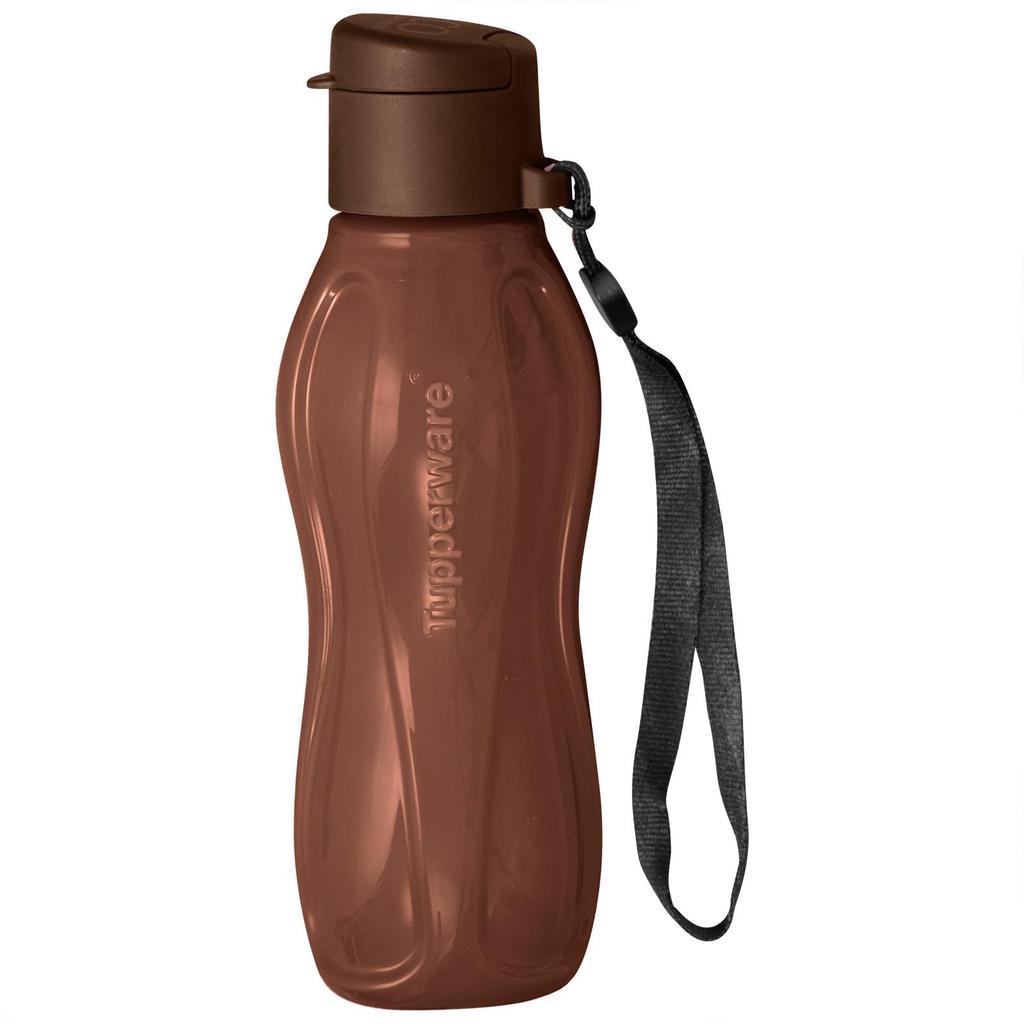 Kit 2 Garrafas De Água Tupperware Eco Tupper Chocolate 310ml