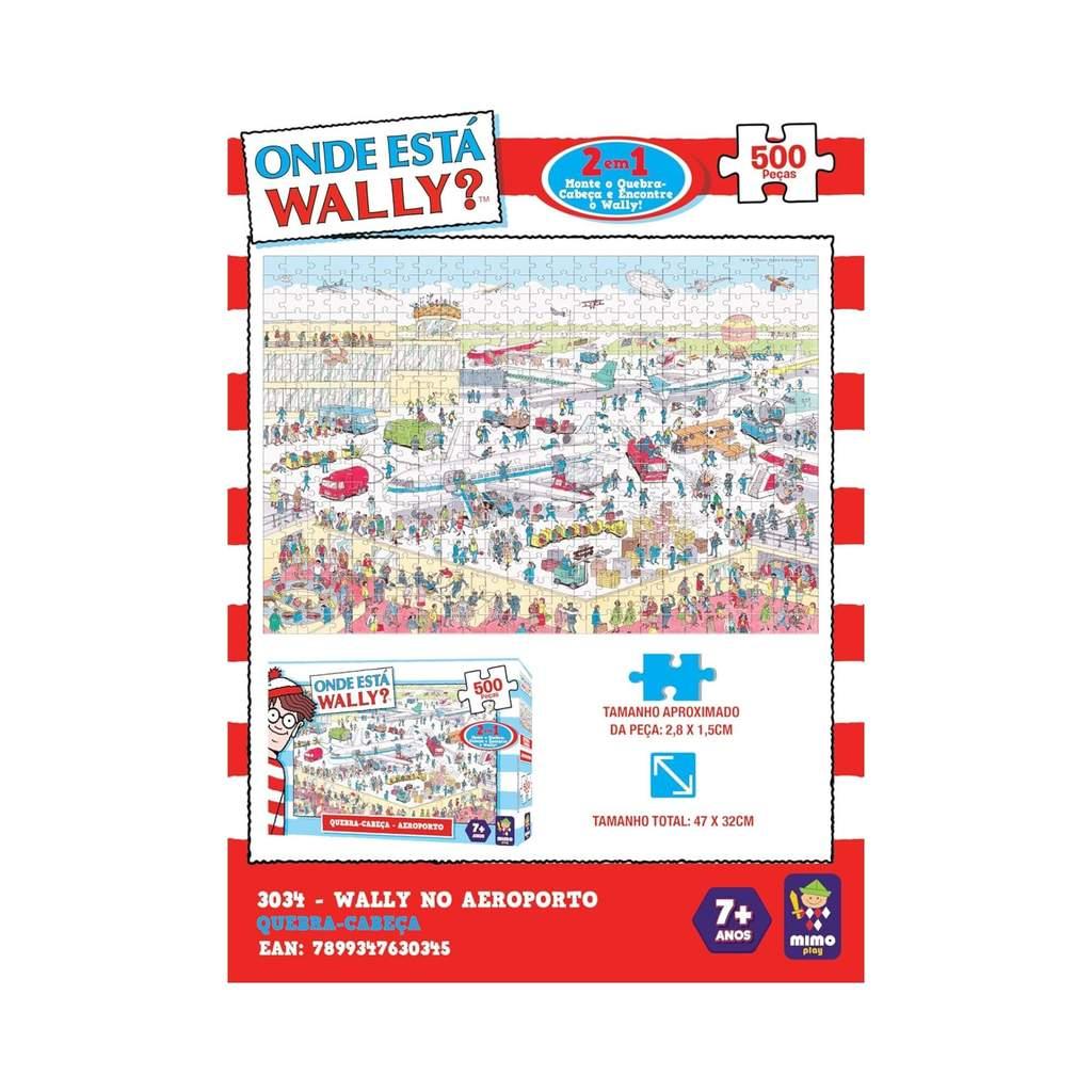 Quebra-cabeça Onde Está Wally 500 Peças Mimo Toys