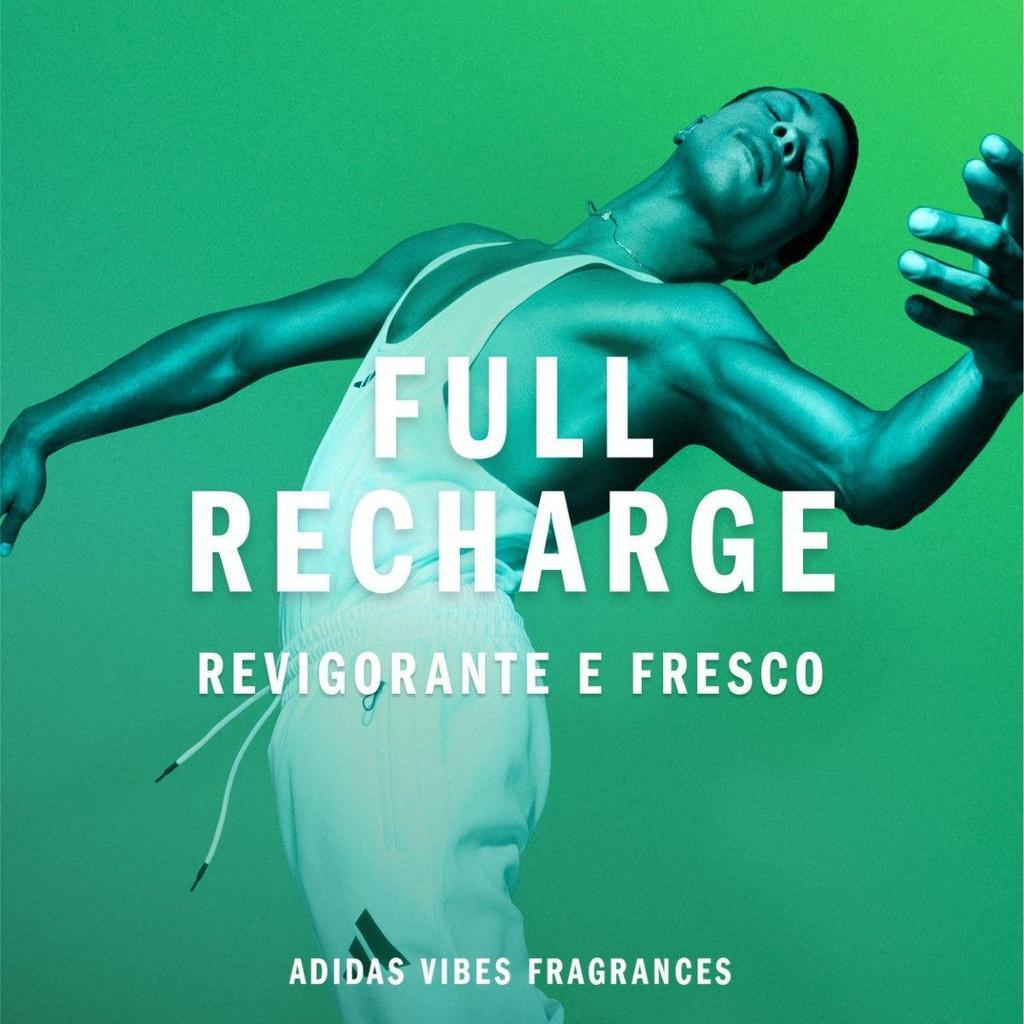 Perfume Masculino Eau De Parfum Adidas Vibes Full Recharge 50ml