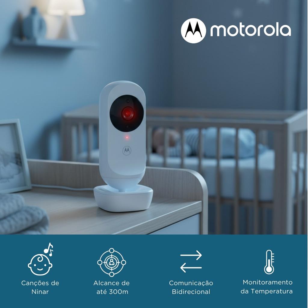 Babá Eletrônica VM44 Connect Visão Noturna E Wi-fi Motorola
