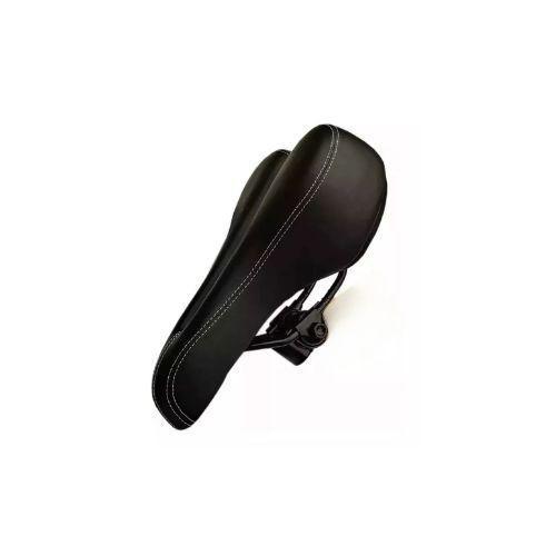 Banco (selim) Vazado Gts Para Bike Mtb Confort Preto Com Carrinho
