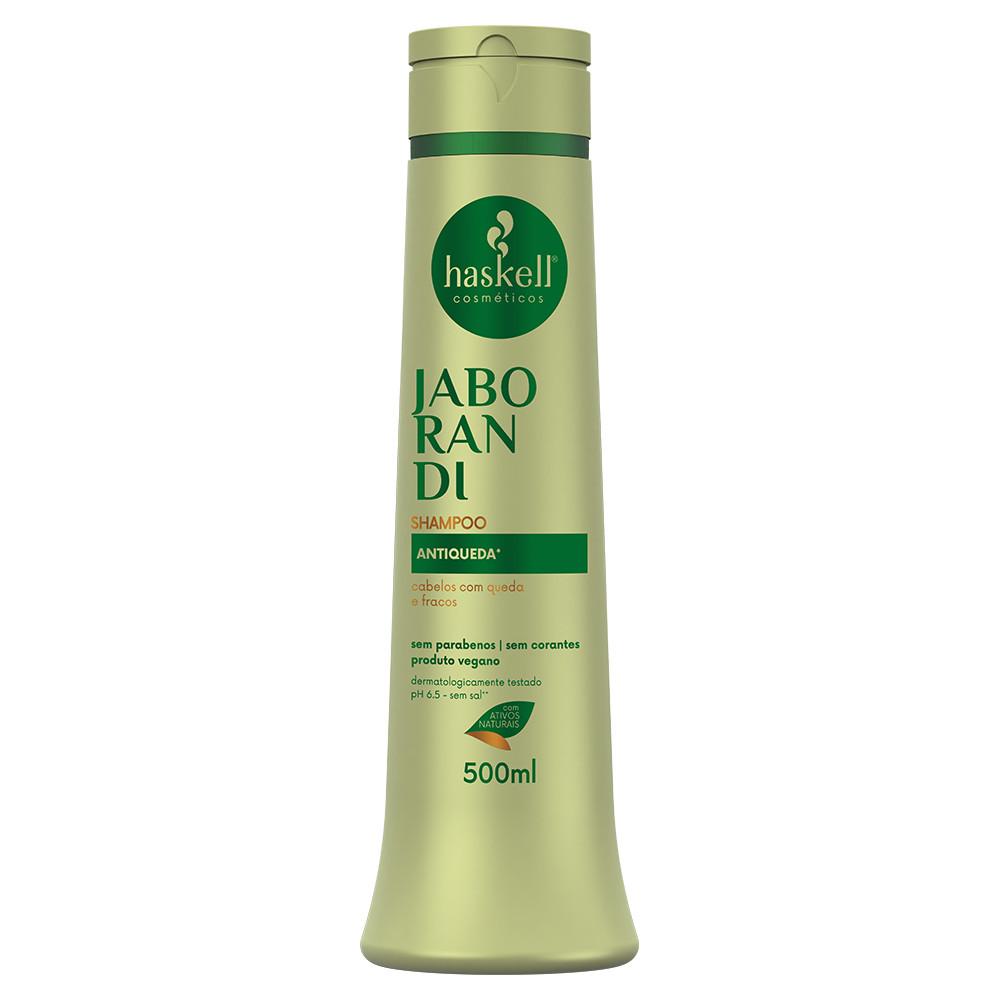 Shampoo Jaborandi Antiqueda 500ml Haskell Limpeza Profunda E Estímulo De Crescimento