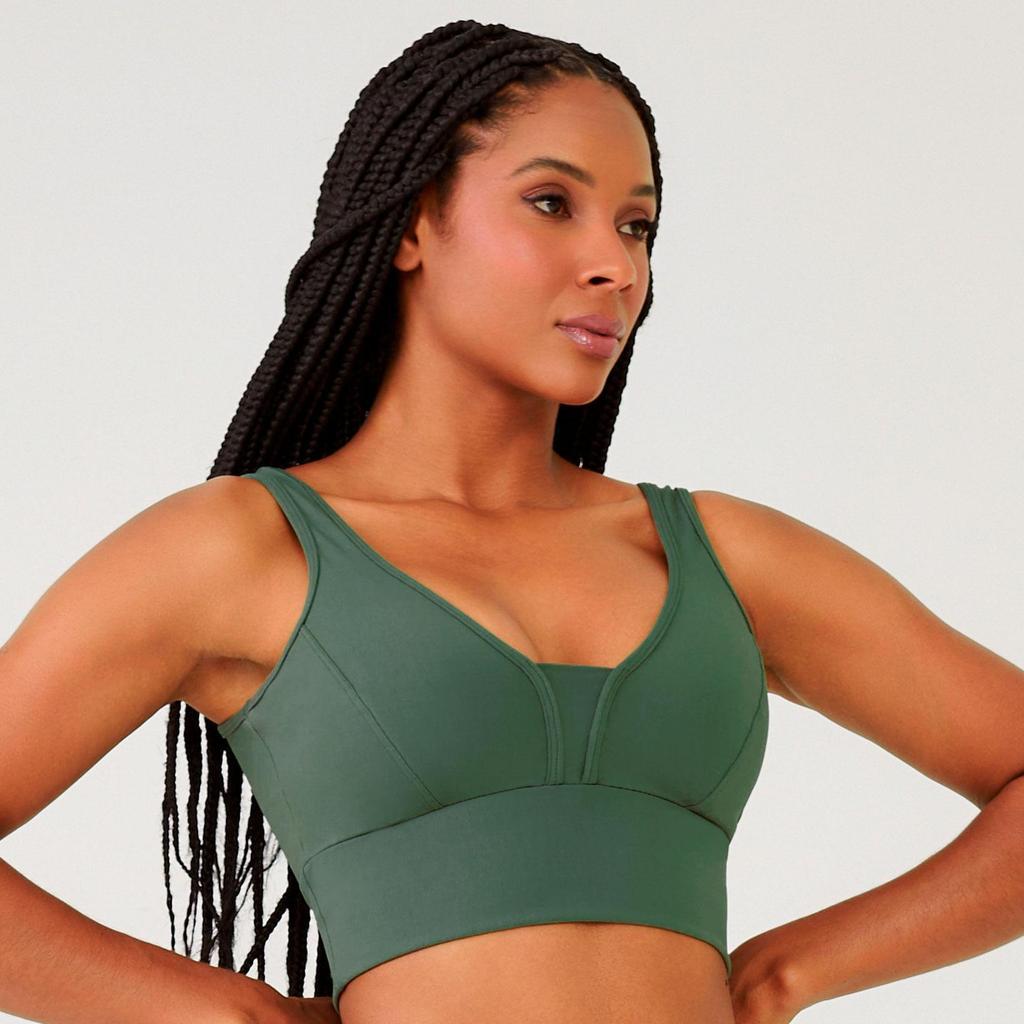 Top Basics Verde Tundra Poliamida Com Bojo
