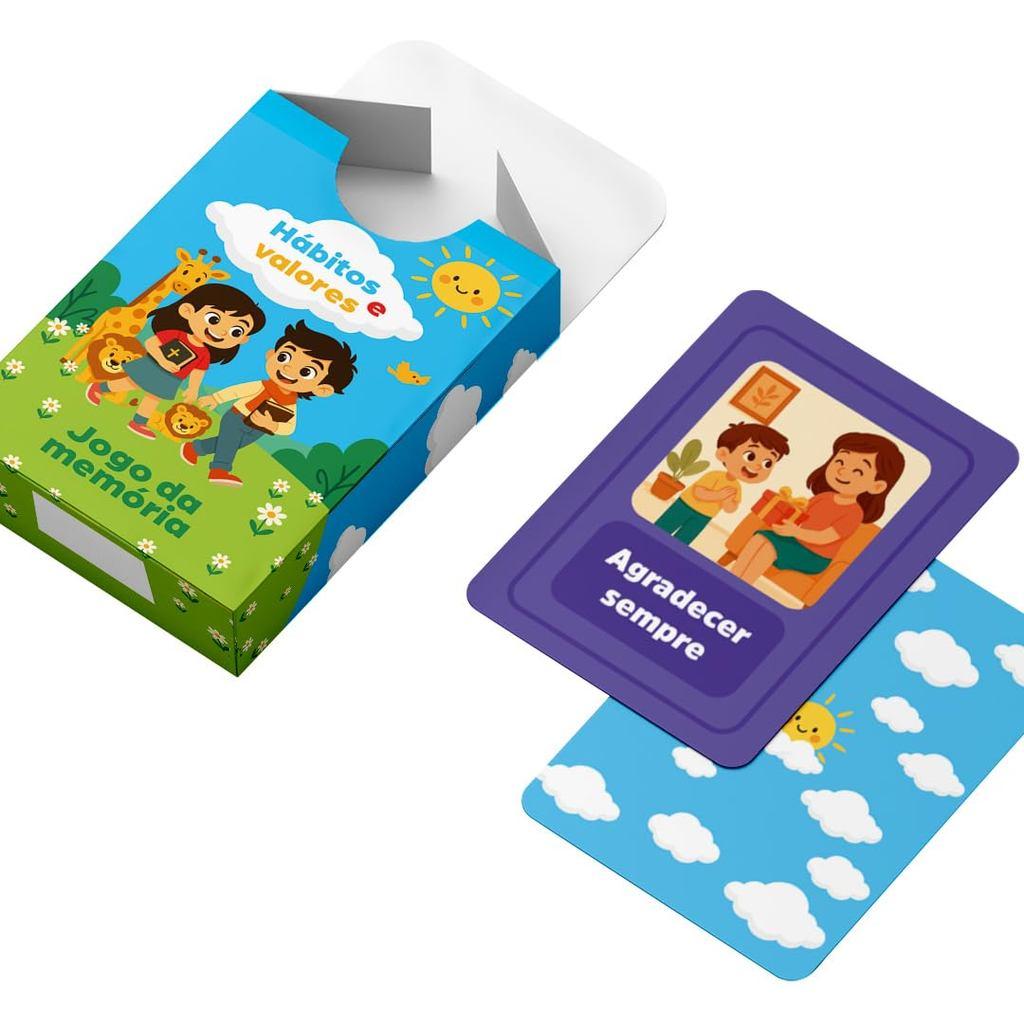 Jogo Da Memória Hábitos E Valores