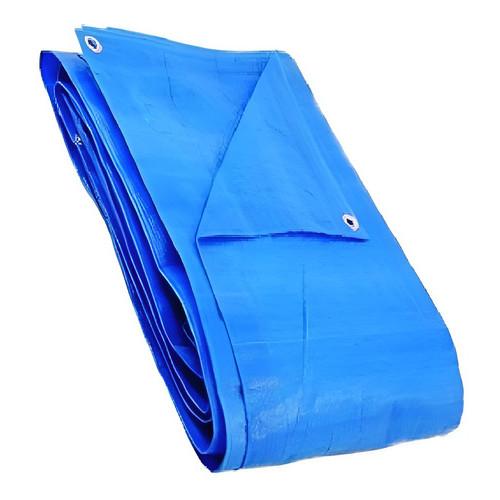 Lona De Polietileno Azul 7 M 100 Micra Impermeável Vonder