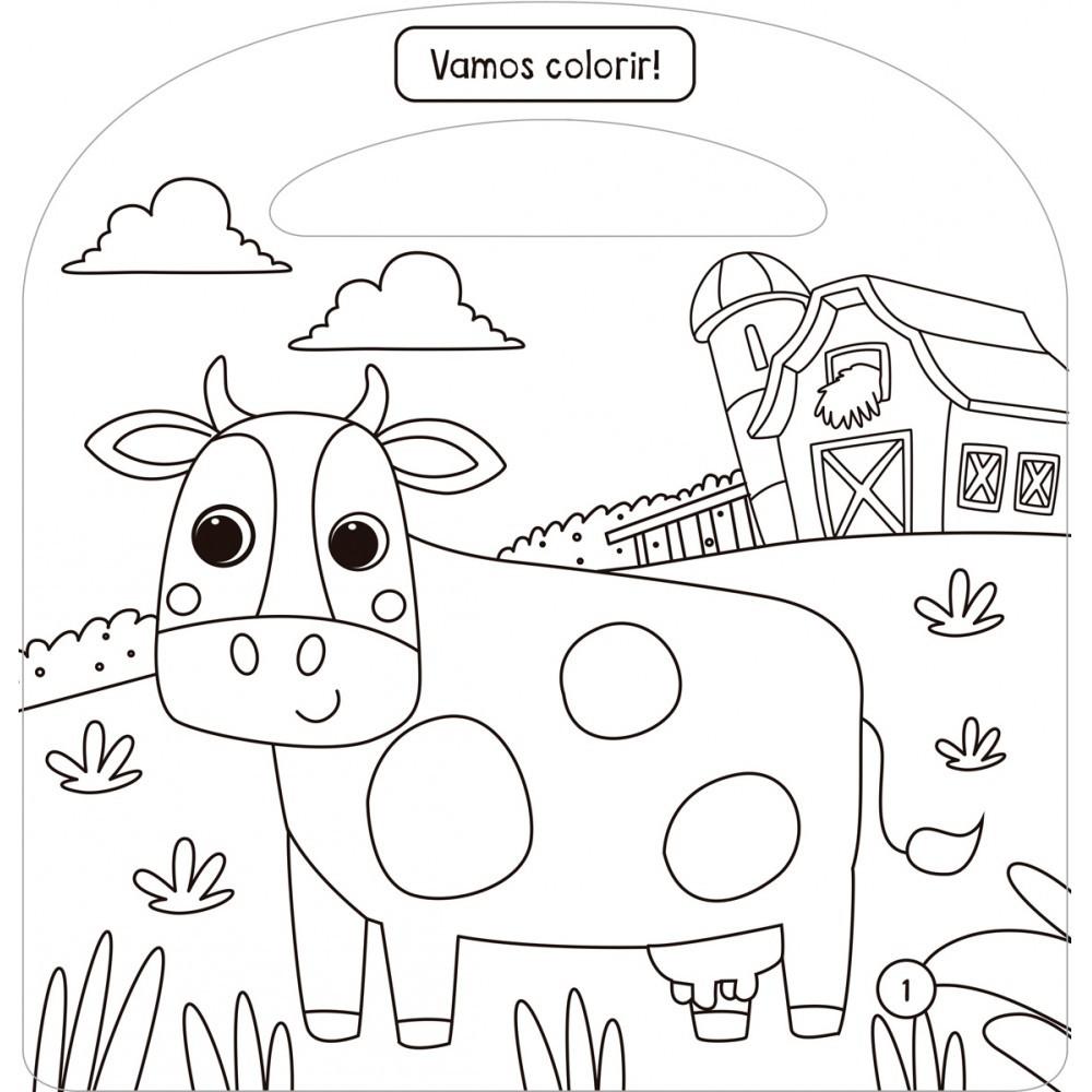 Livro Animais Da Fazenda - Atividades E Mais 50 Adesivos