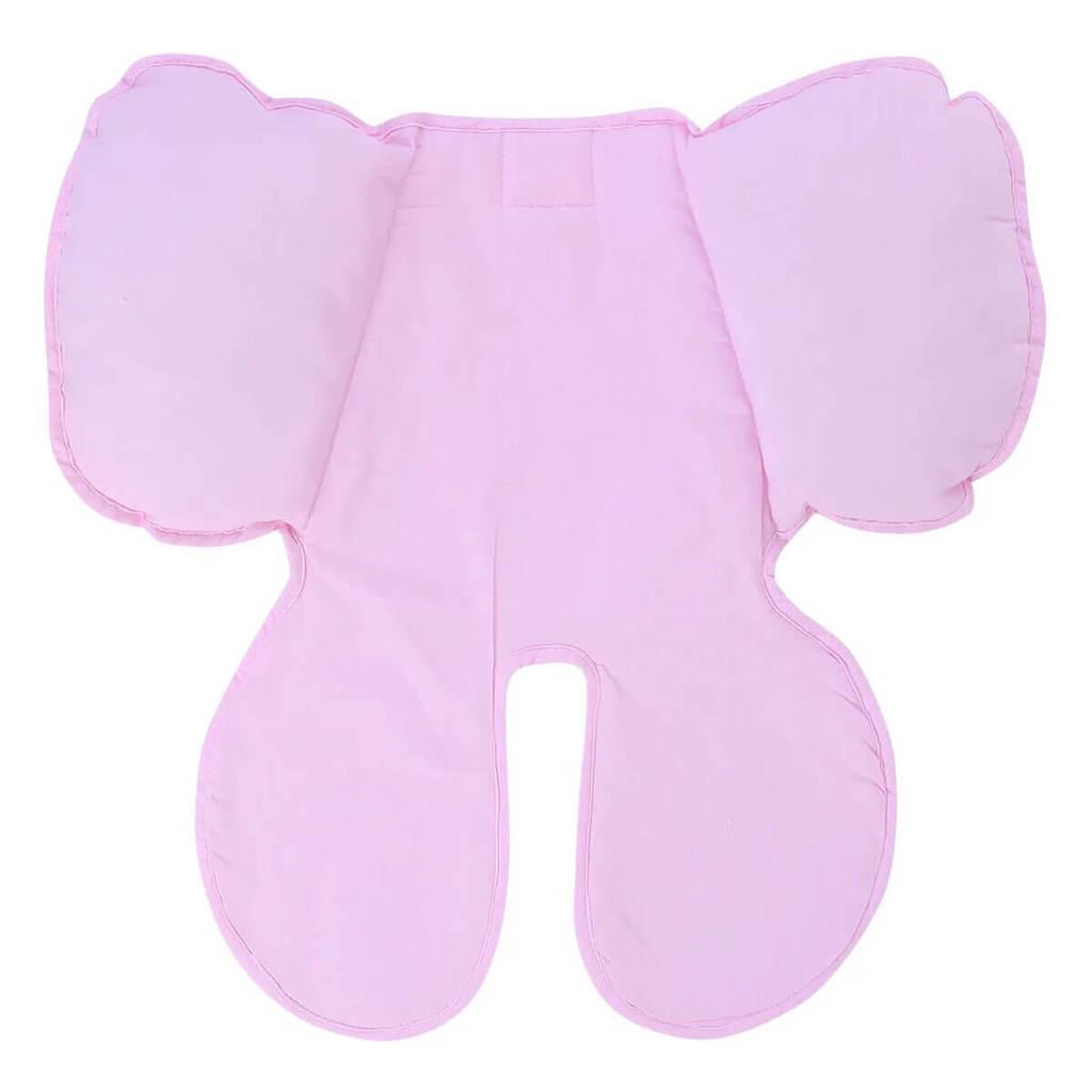 Capa Conforto E Carrinho Anatômico Liso Rosa