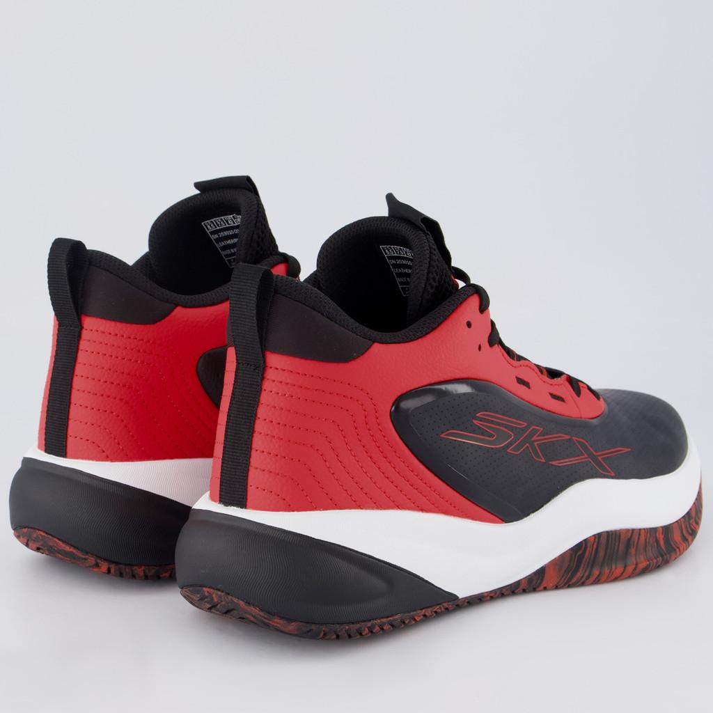 Tênis Skecher Skx Klutch Preto E Vermelho