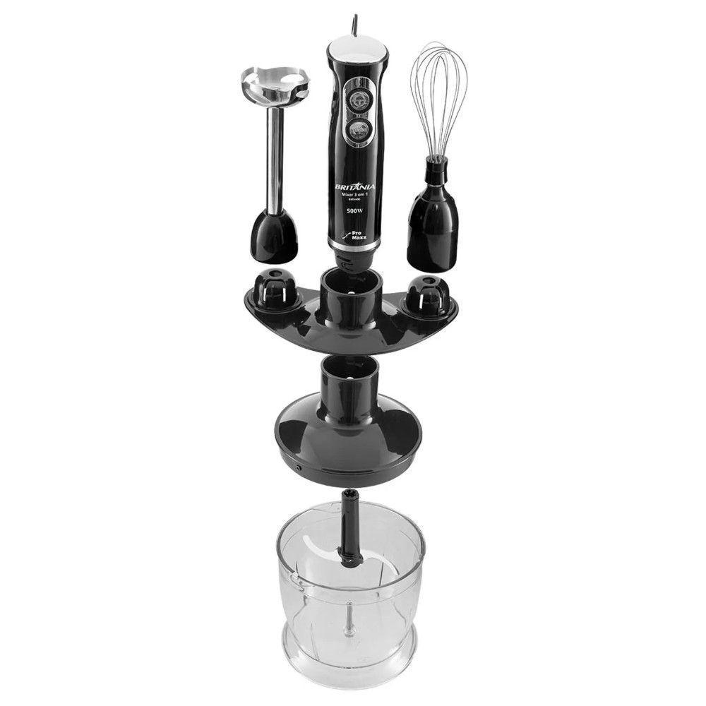 Mixer Britânia Bmx400p 3 Em 1 500W 2 Velocidades