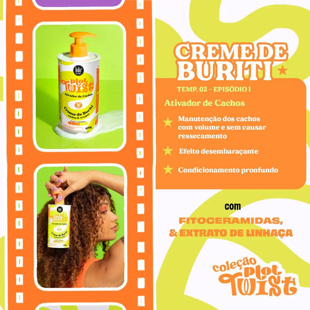 Creme Ativador De Buriti Lola Cosmetics Plot Twist 480g