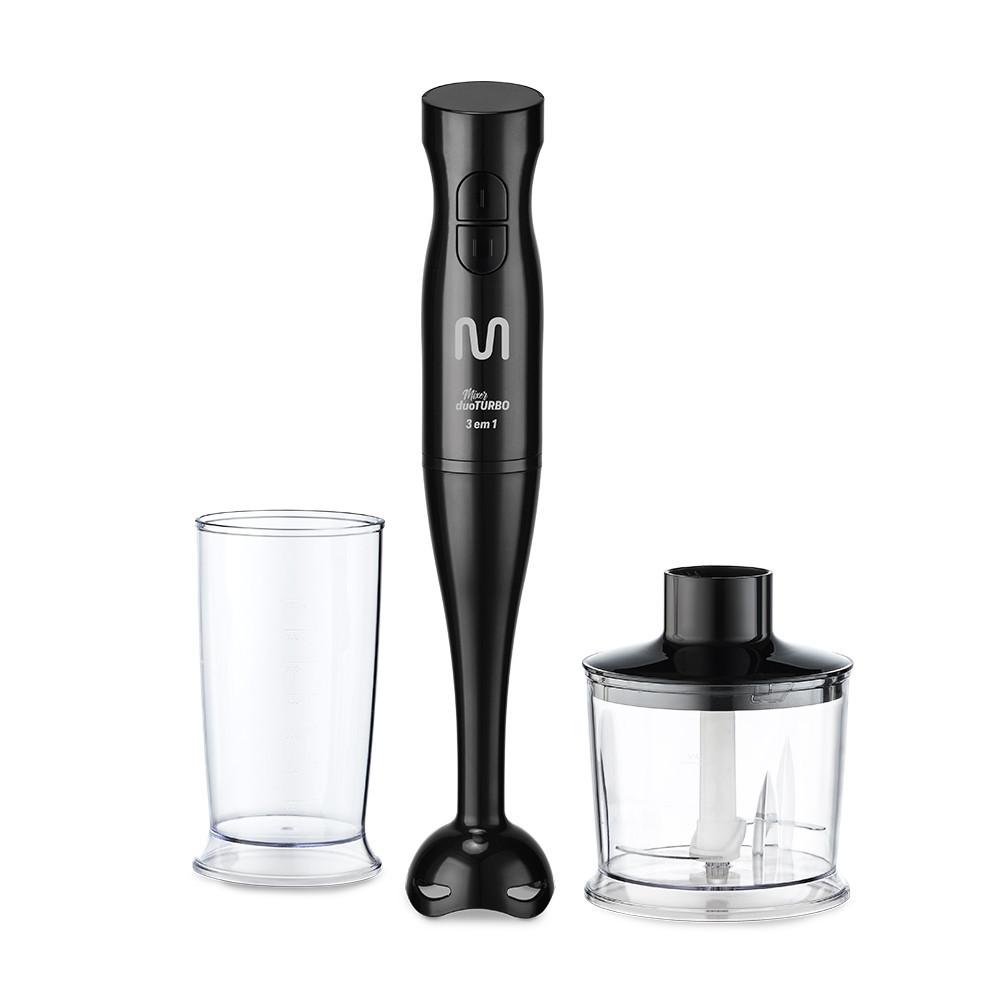 Mixer Duo Turbo 3 Em 1 220V 200W Preto Multi Home - Go020