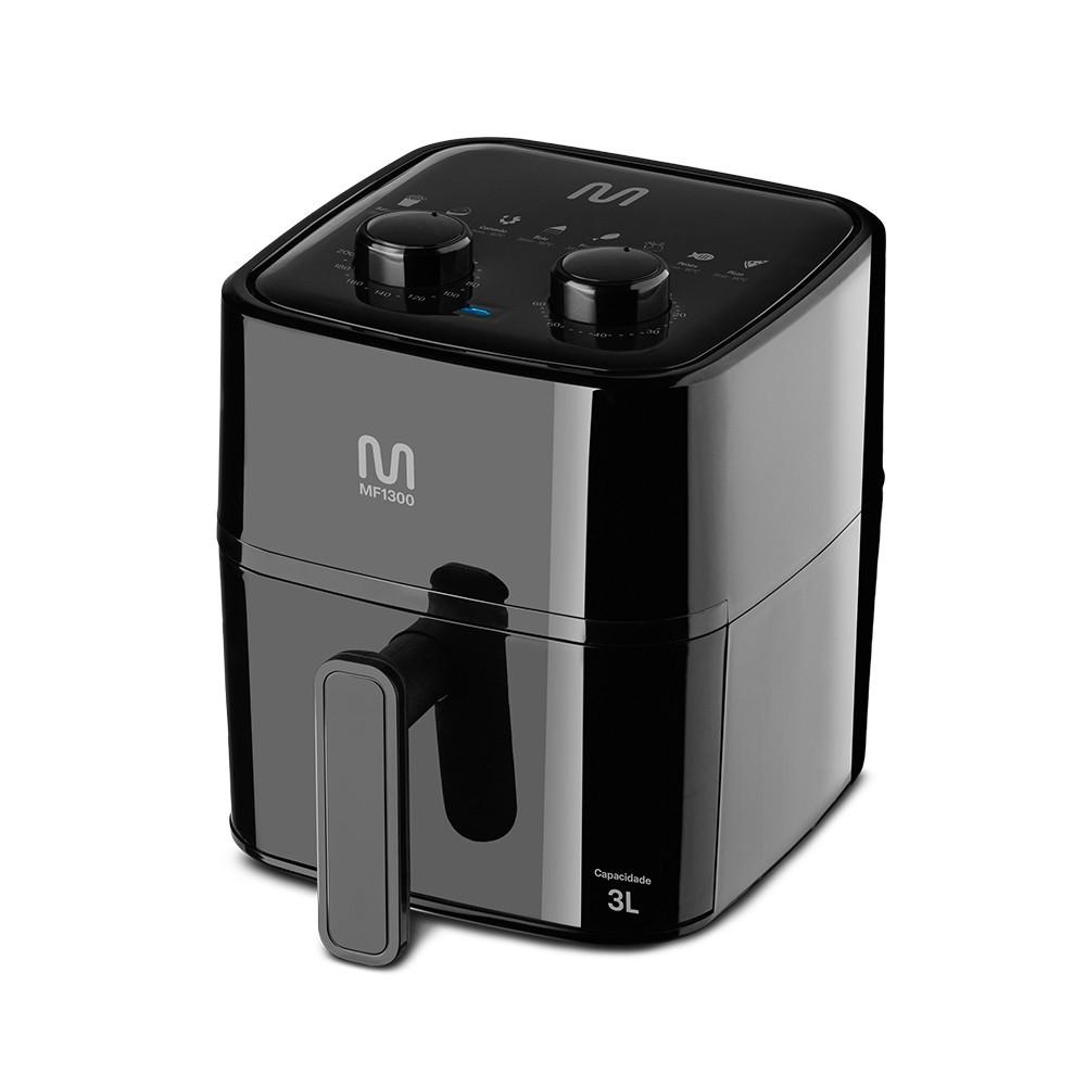 Fritadeira Elétrica Air Fryer 3L 1200w 127V Preta Multi - Go250
