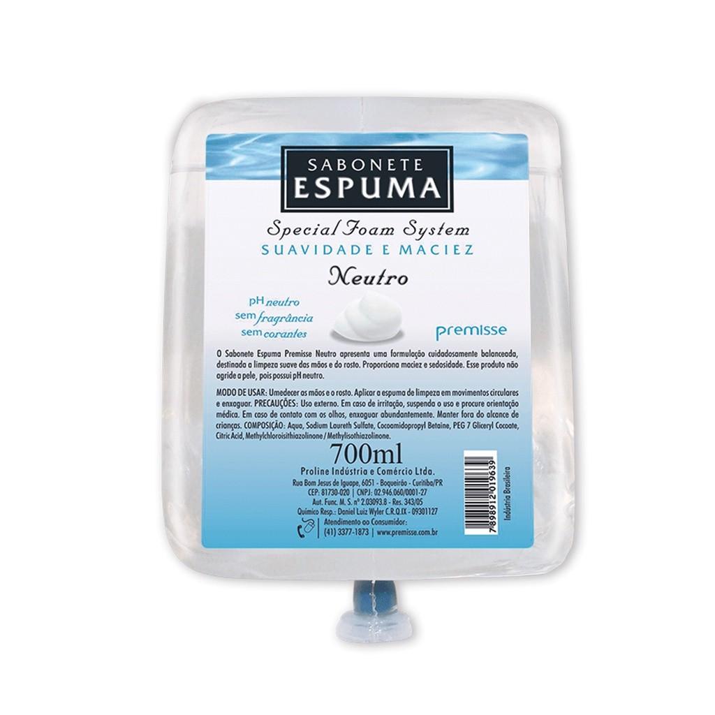Refil Sabonete Espuma Neutro Premisse - 700ml