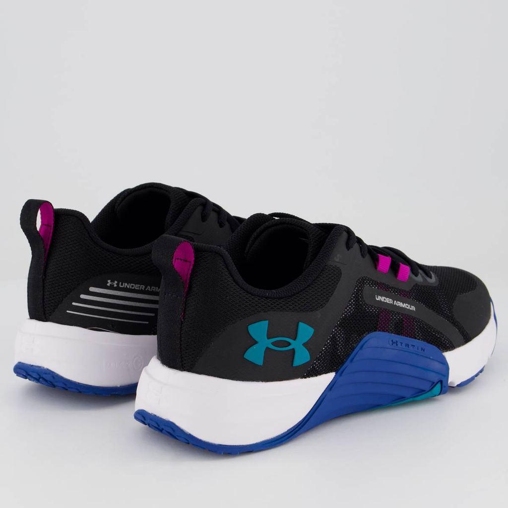 Tênis Under Armour Tribase Reps Preto E Azul