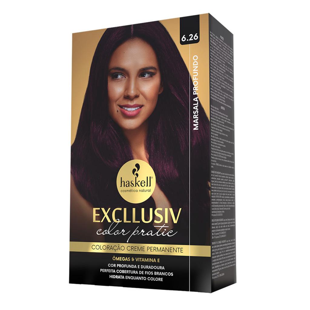 Kit Color Pratic - 6.26 Marsala Profundo