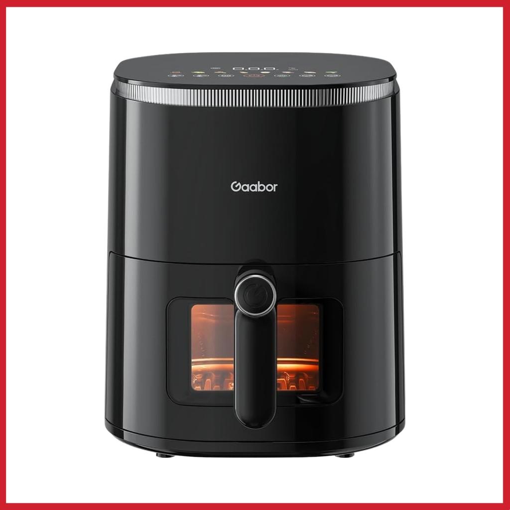 Fritadeira Elétrica Duo Touchscreen Sem Óleo Air Fryer 4.2L Gaabor 127v/220v Visor Transparente