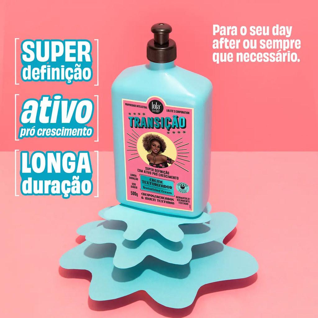 Creme Texturizador Lola Cosmetics Creme Transiçao 500g