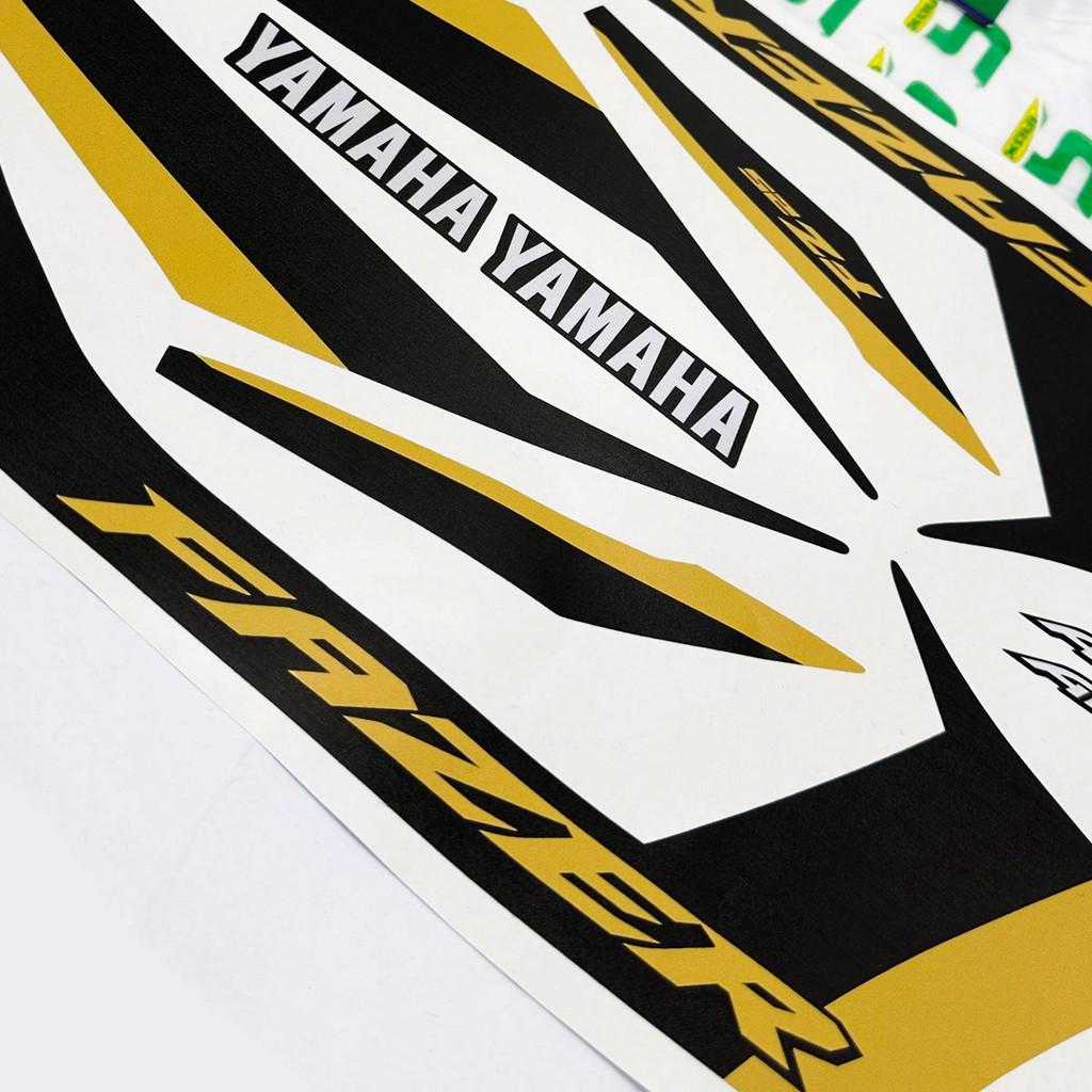 Adesivos Para Yamaha Fazer 250 FZ25 2025 Moto Branca + Logos