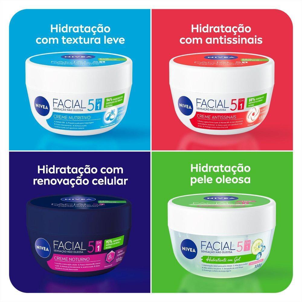 Creme Facial Nivea Noturno 100g