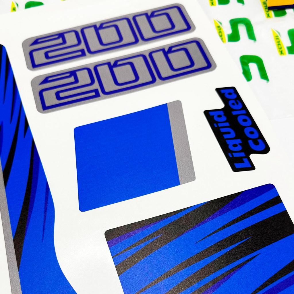 Adesivos Para Moto Yamaha Dt 200 1992/1993 Laterais Frontal