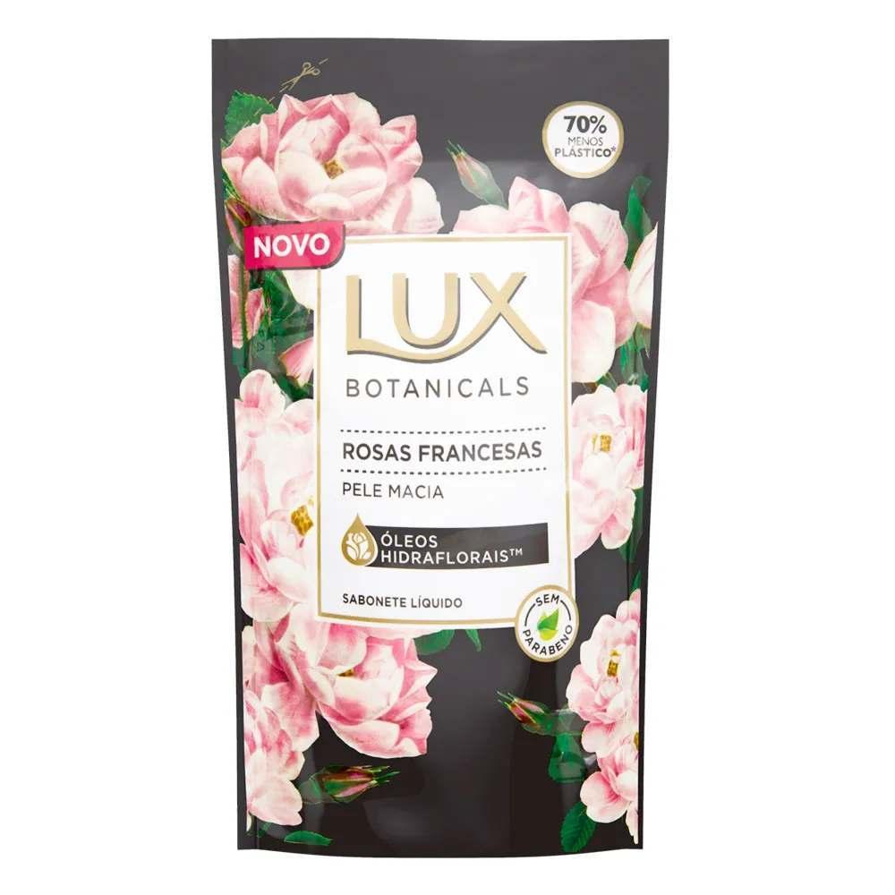 Kit 2 Sabonete Líquido Lux Botanicals Rosas Francesas Refil 200ml Cada
