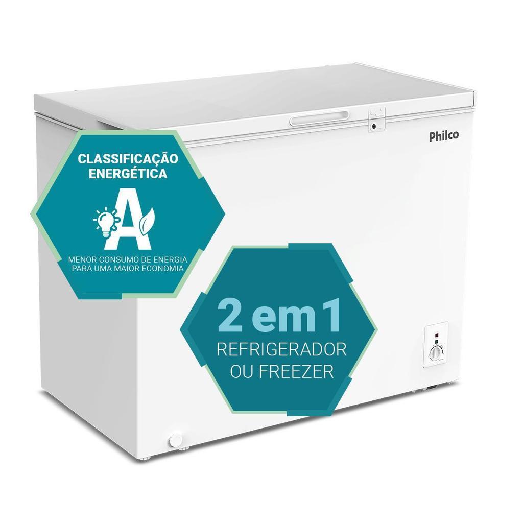 Freezer Horizontal Philco 2 Em 1 253L Pfh260b