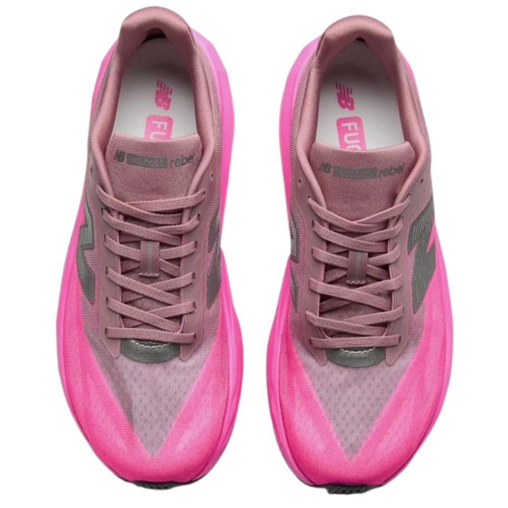 Tênis New Balance Fuelcell Rebel V5 Feminino - Rosa Neo/rosa