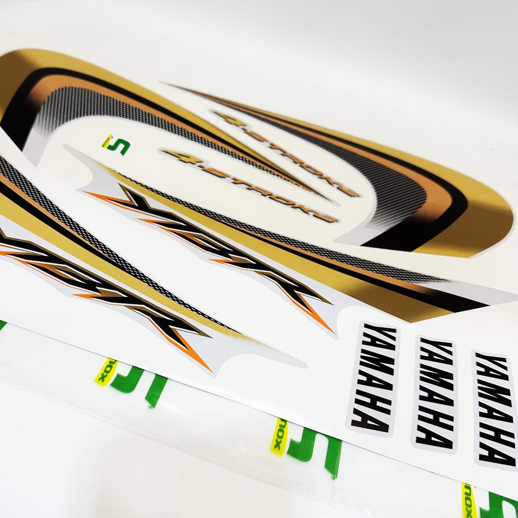 Kit Adesivos Para Yamaha Ybr 125 2007 Moto Prata + Emblemas