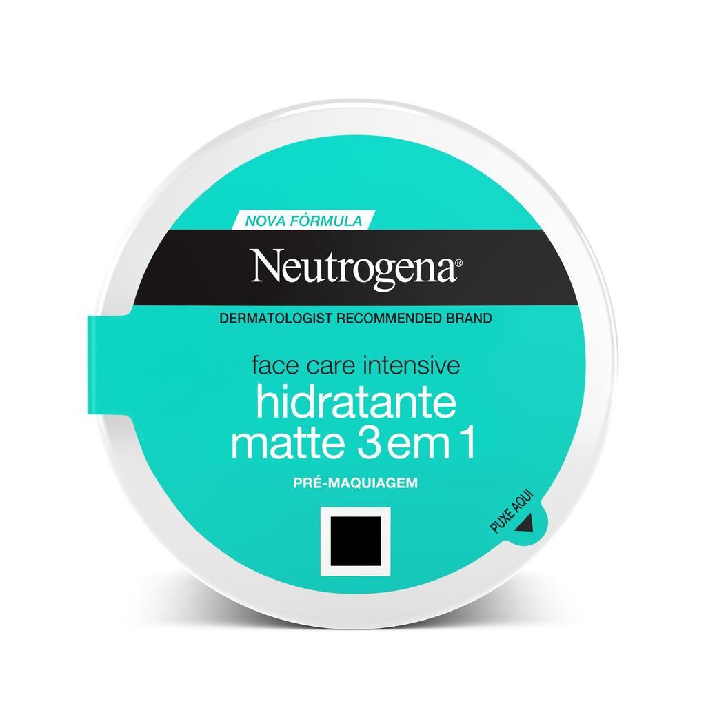 Hidratante Facial Matte 3 Em 1 Neutrogena Face Care Intensive 100g