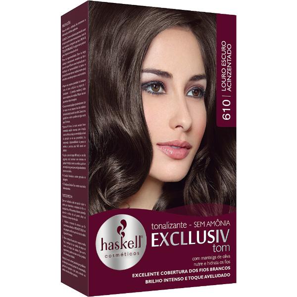Kit Tonalizante 610 Louro Escuro Acinzentado 40G