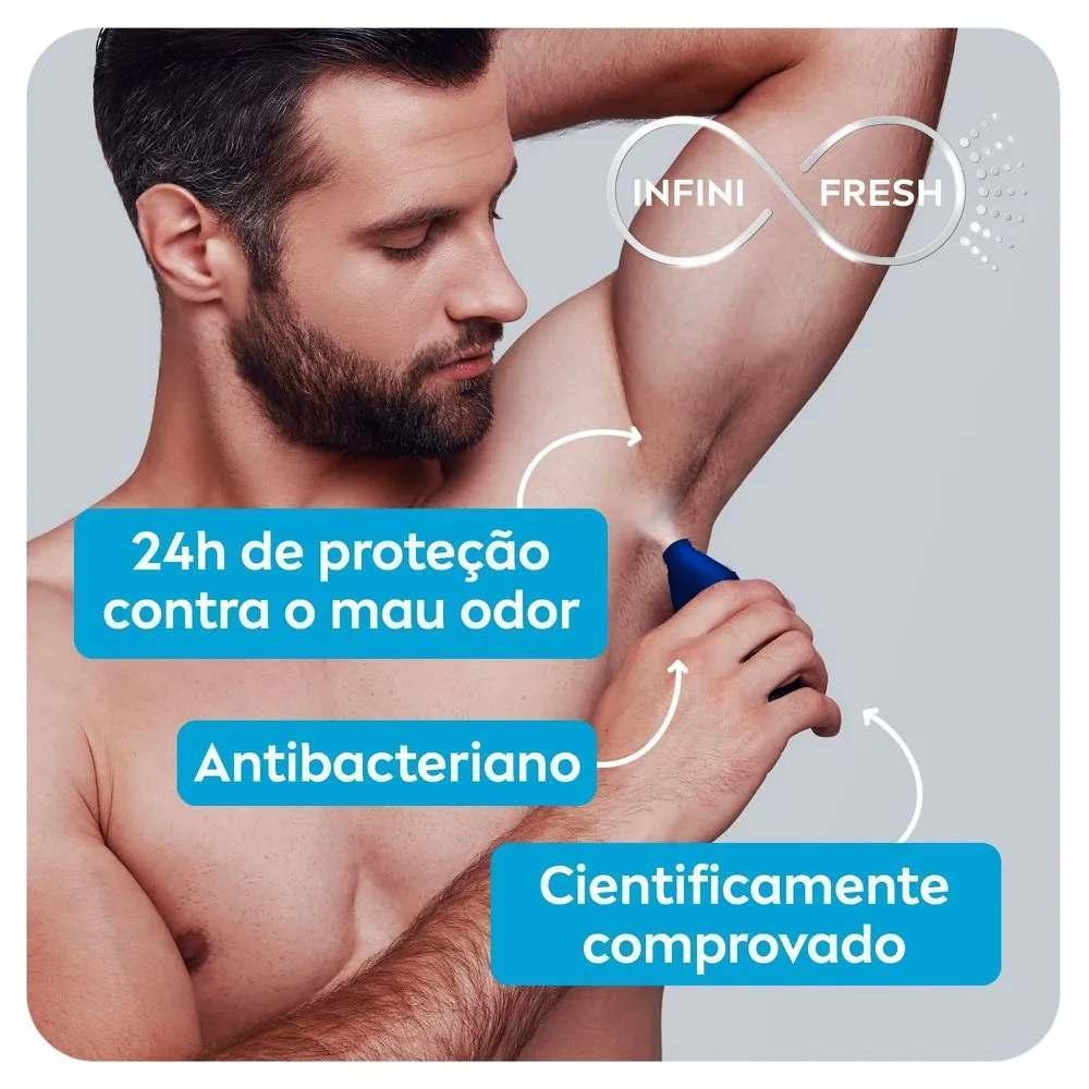 Kit 2 Desodorantes Nivea Men Fresh Active Spray 90ml Cada Masculino