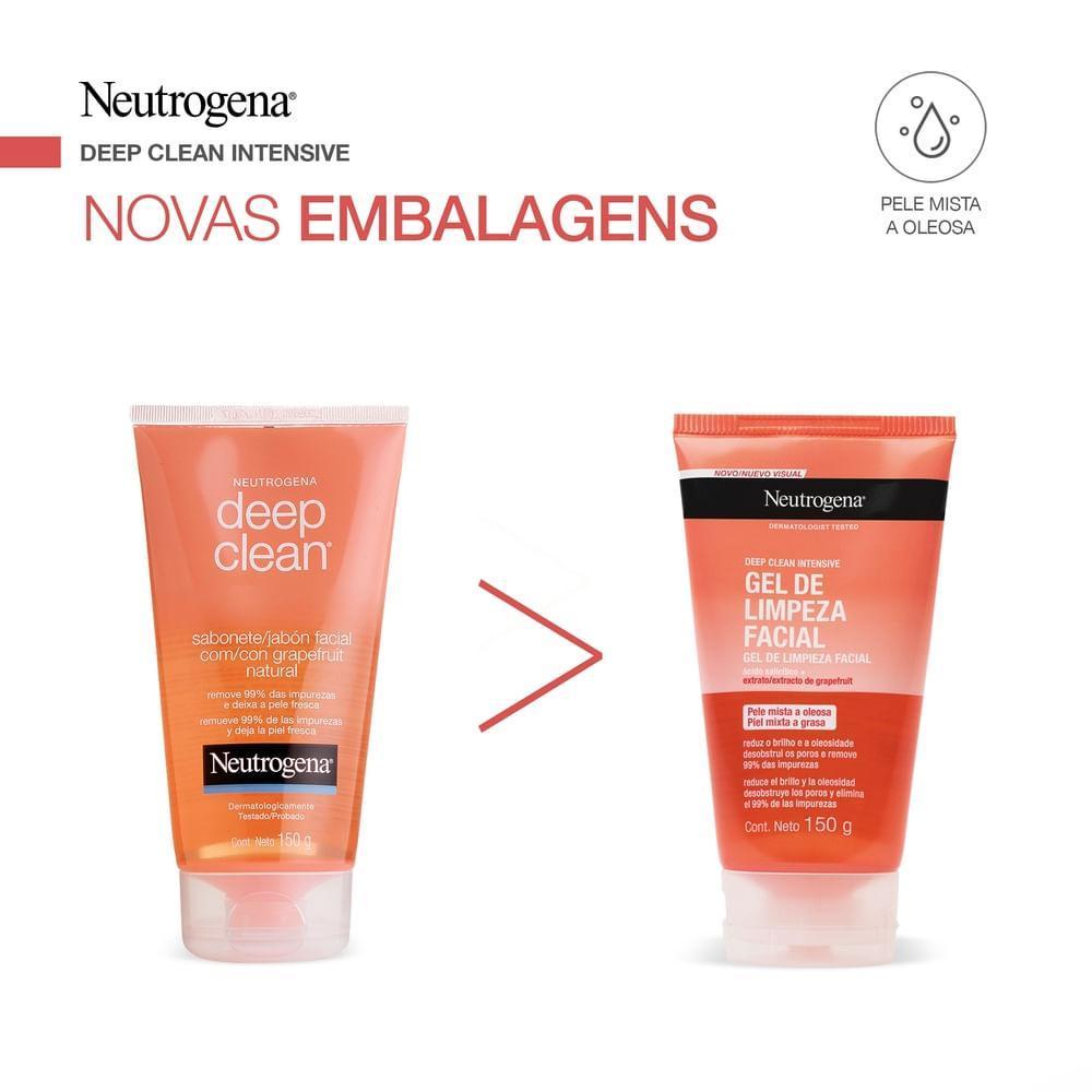 Gel De Limpeza Facial Neutrogena Deep Clean Intesive 150G