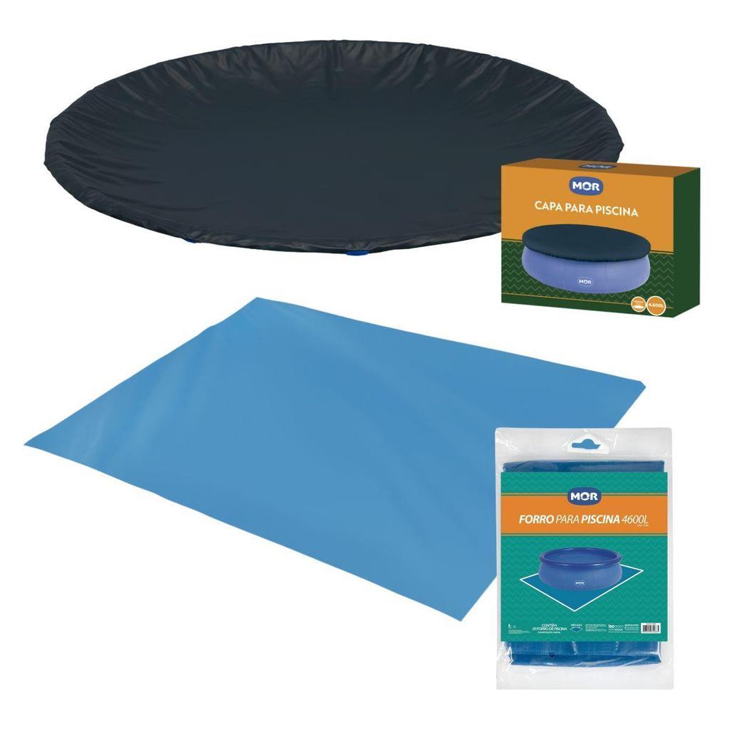 Capa E Forro Para Piscina 4600 Litros Mor