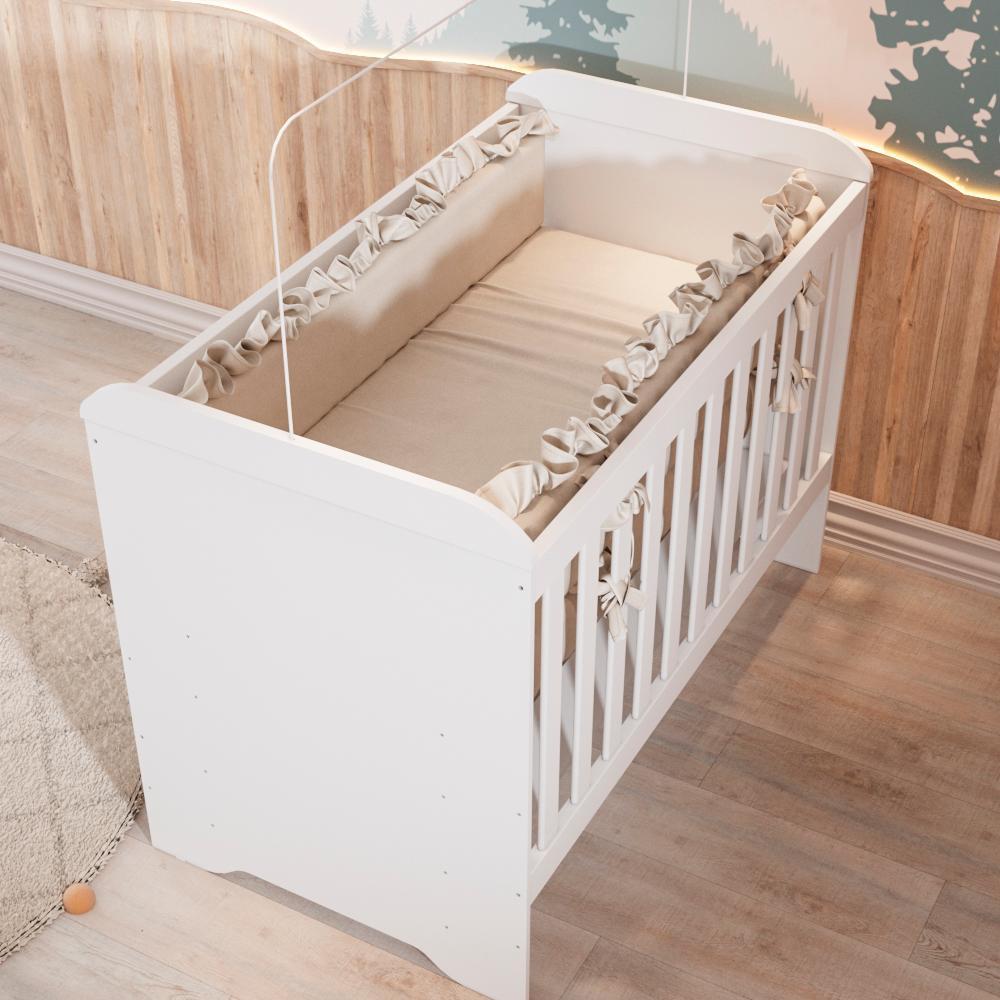 Berço Americano 3 Em 1 Mini Cama Mdf Gabrielle Mdf Carolina Baby