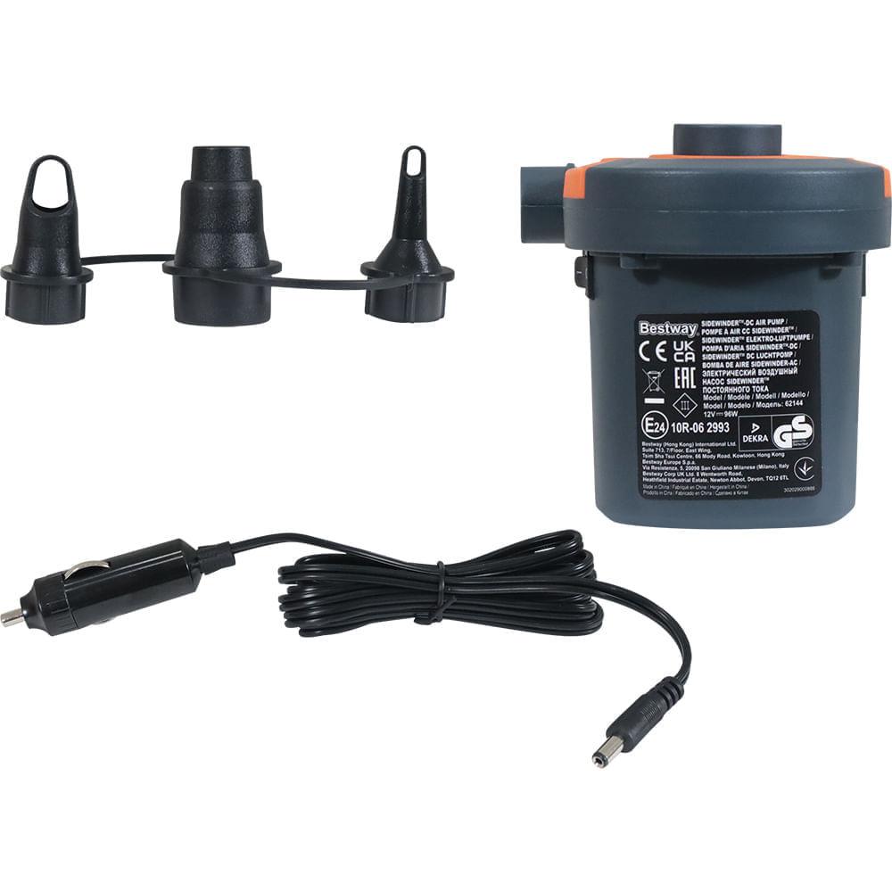 Bomba Elétrica 12V Para Infláveis Com Entrada Para Acendedor De Carro Bel
