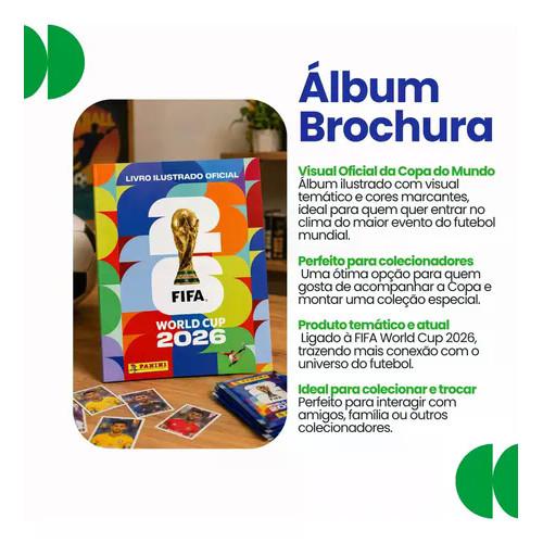Panini Álbum De Figurinhas Da Copa Do Mundo Fifa 2026