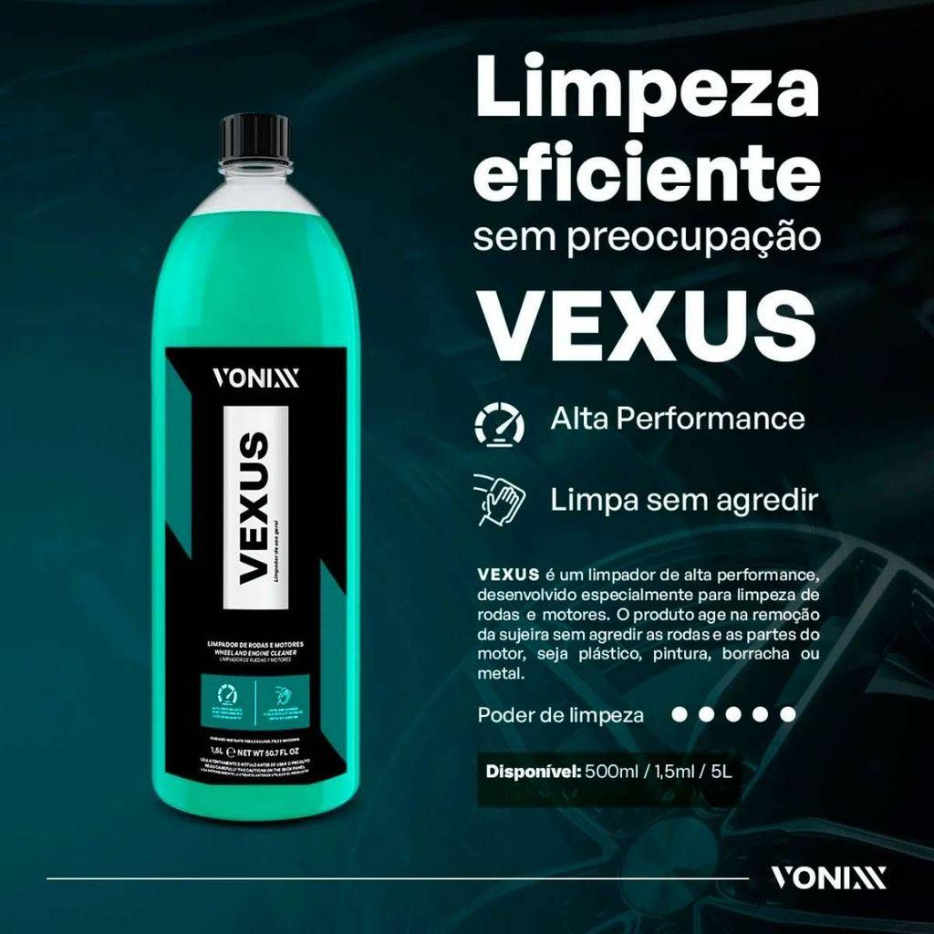 Vexus 500ml Limpador Rodas Motor Uso Geral Carro Moto Vonixx