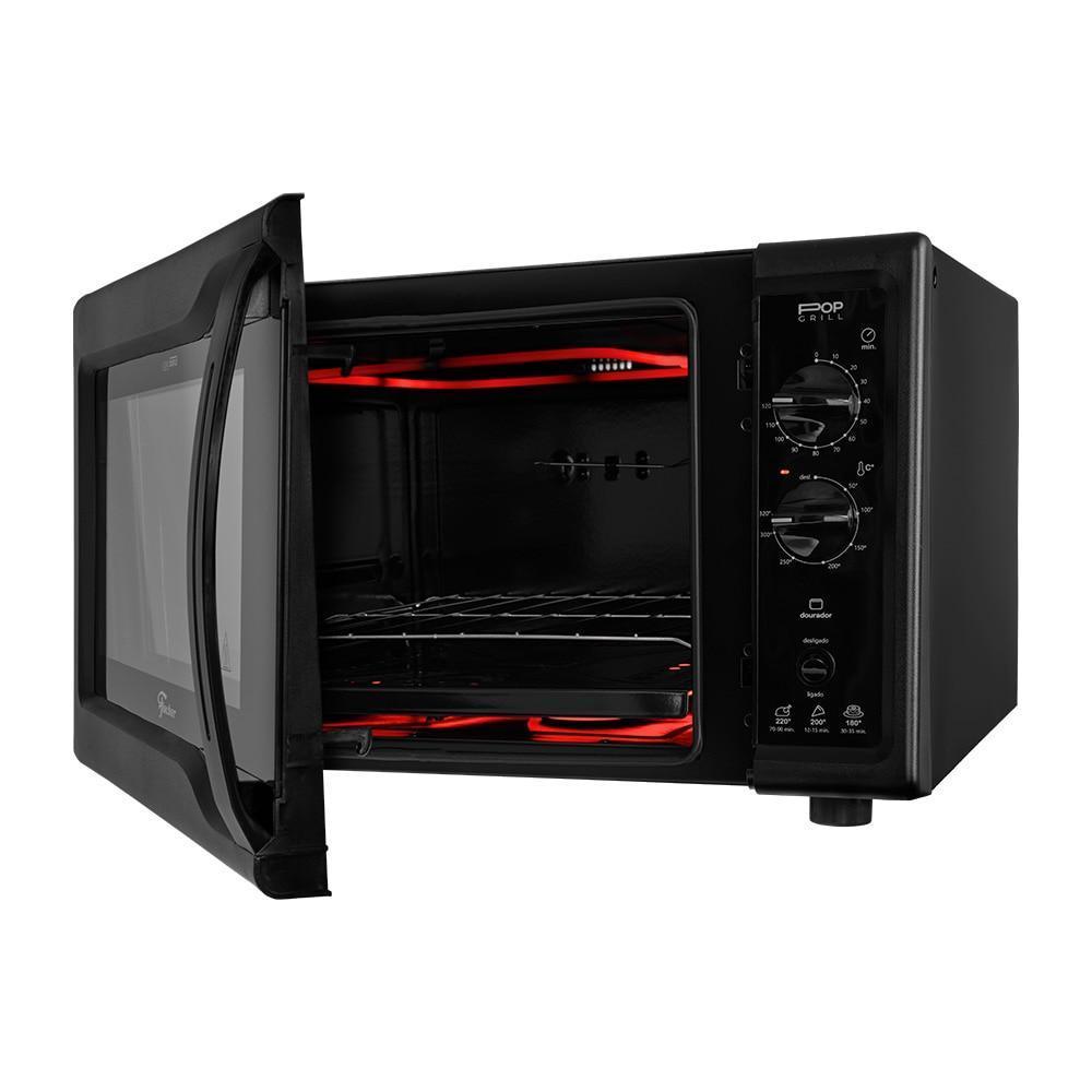 Forno Elétrico 44L Pop Grill Preto 220v - Fischer