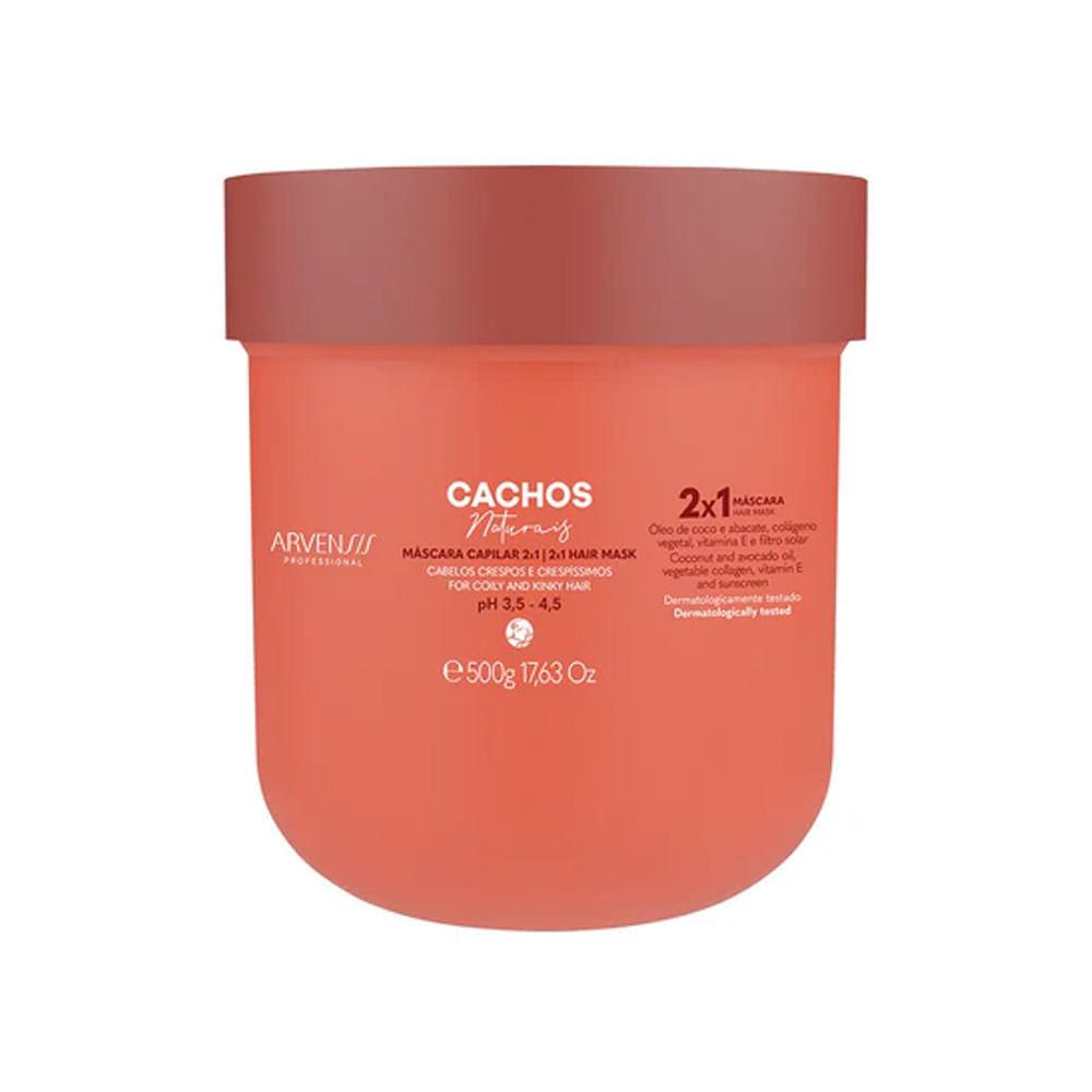Máscara Capilar 2 Em 1 Arvensis Cachos Naturais 500g