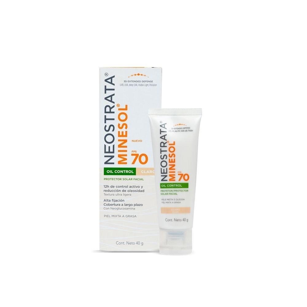 Protetor Solar Facial Neostrata Minesol Oil Control Pele Clara FPS 70 40g