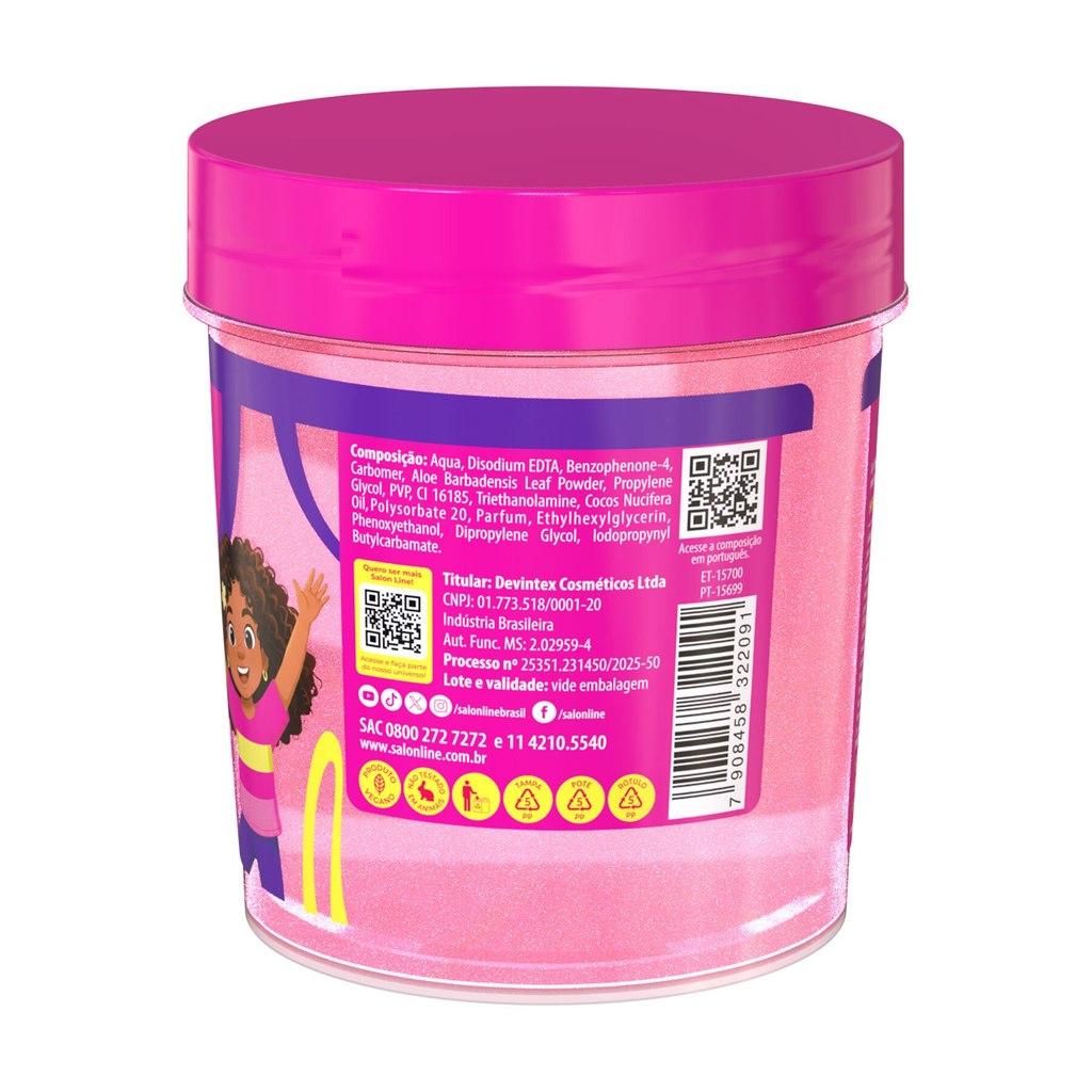 Gelatina Ativadora De Cachos Sos Cachos Kids Hidratação 400g