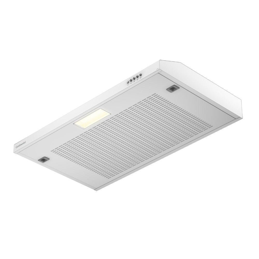 Depurador De Ar Continental 80cm Branco Alto Poder De Sucção E 3 Velocidades (dc8pw)