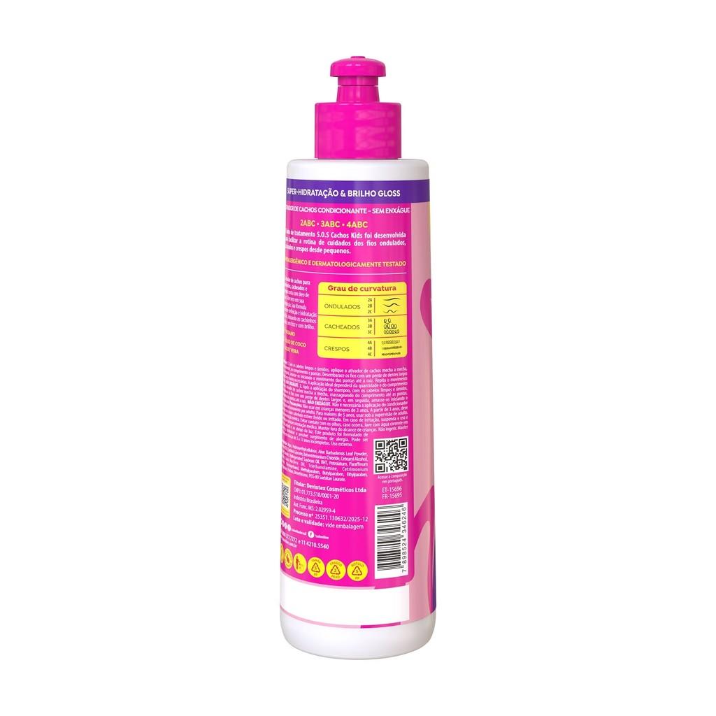 Ativador De Cachos Sos Cachos Kids Hidratação Salon Line 300ml