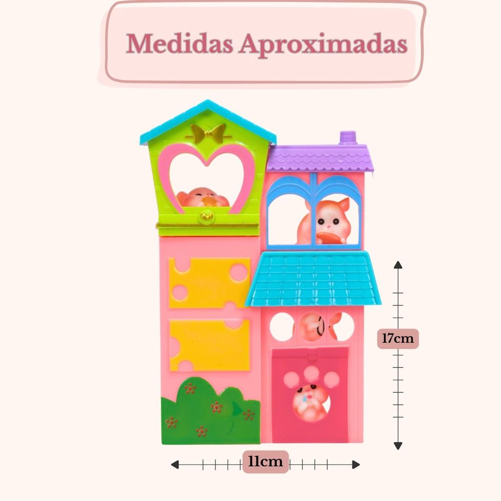Boneca Com Loja Pet Shop De Hamster C/Acessórios Azul Castela