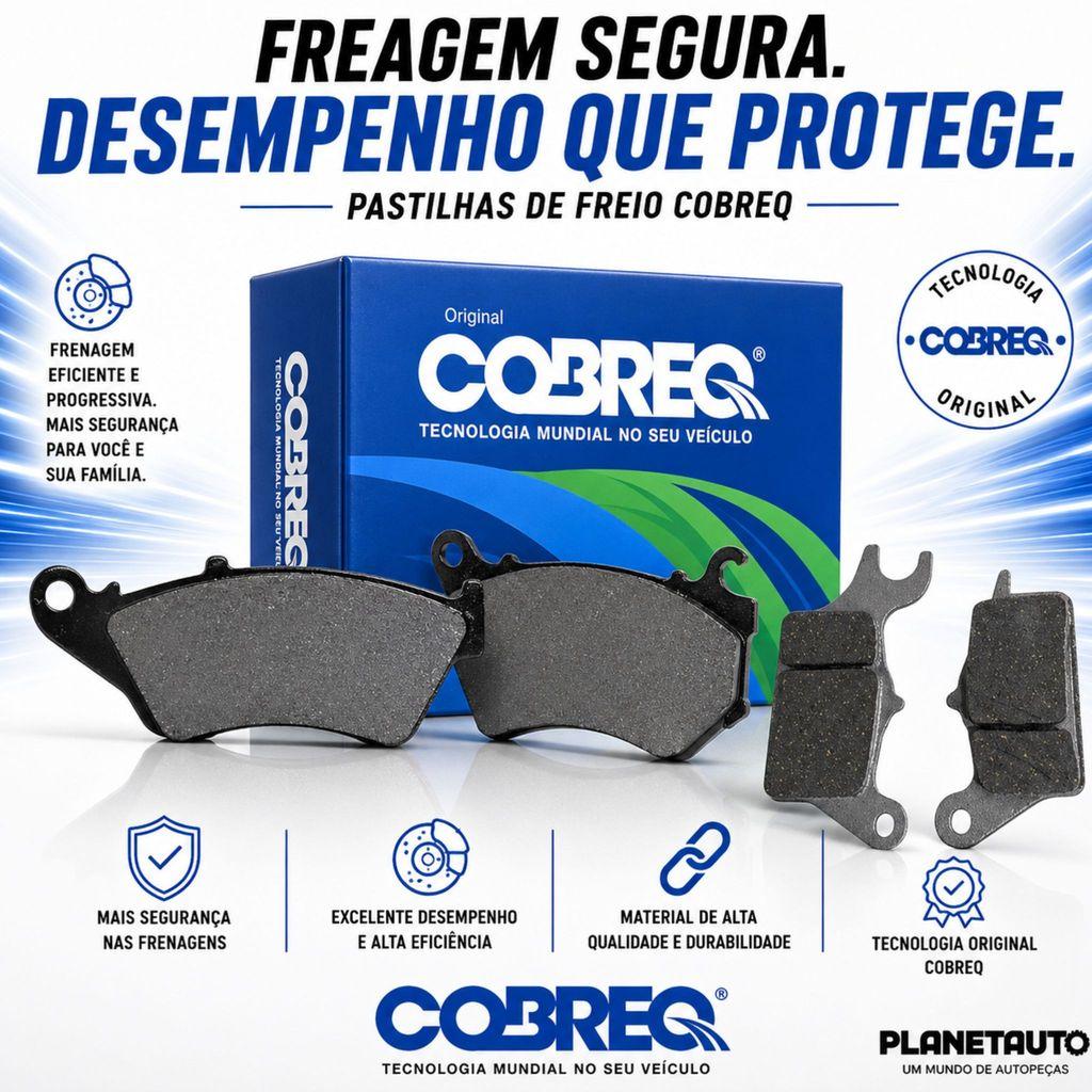 Pastilha Freio Traseiro Moto Honda Cb 300 Twister Abs 2024 Ate 2025 Cobreq