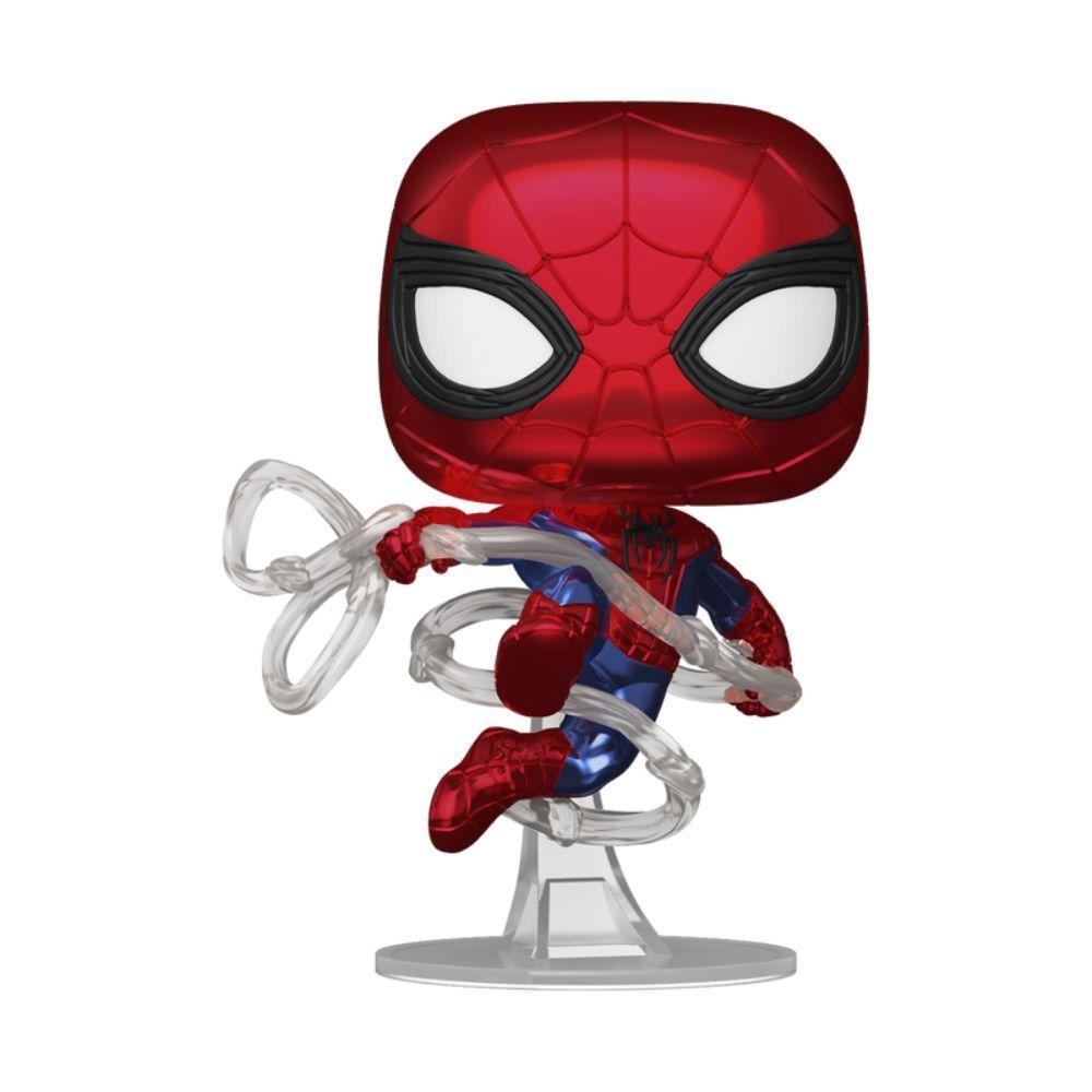 Boneco Funko Pop Exclusivo Marvel Homem-aranha Um Novo Dia (metalico)