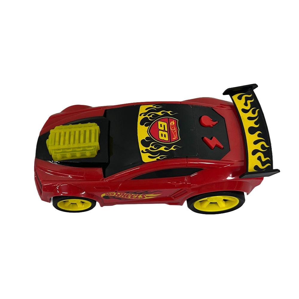 Carrinho Hot Wheels Fire Blink Com Luz E Som Vermelho Multikids
