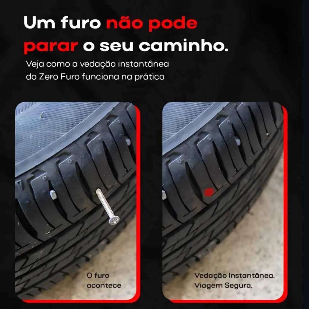 Selante Para Pneu 800ml Moto Acima De 350 Cilindradas Zero Furo - Zf0800m