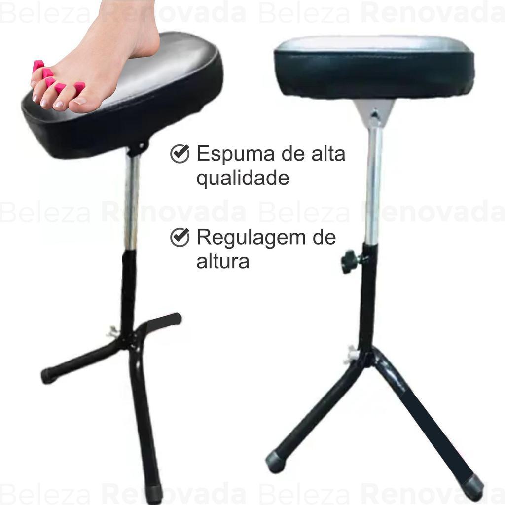 Apoio De Pé Desmontável - Parapé Tripé Pedicure